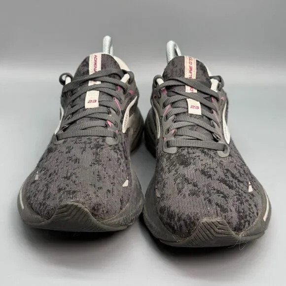 Brooks Adrenaline GTS 23 Womens 8.5 Black Gray Low Top Running Athletic Sneakers - Picture 3 of 10
